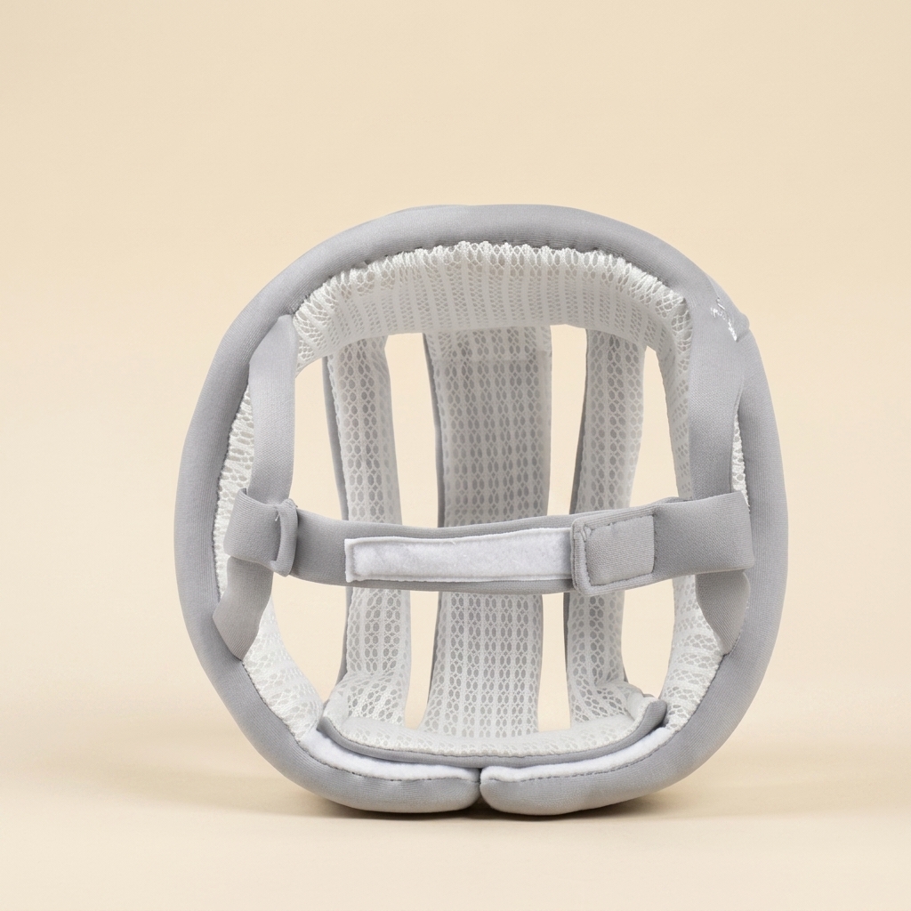 Close-up of breathable honeycomb mesh interior